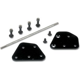 Black Plate, Stainless Steel Shift Rod Cycle Visions Forward Cont Ext Kit 3 Inch Softail 00-09