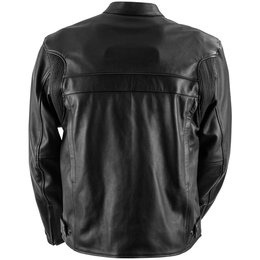 Black Brand Mens Fahrenheit KoolTek Armored Leather Jacket Black