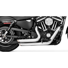 Vance & Hines Shortshots Staggered Dual Exhaust For Harley Sportster 17229 Red