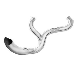 Supertrapp Phantom Pipe Exhaust System Right Side Drive Silver For H-D Softail