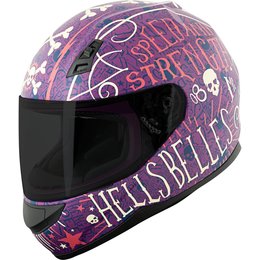 Speed & Strength Womens SS700 Hell's Belles Full Face Helmet Purple
