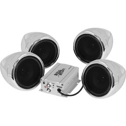Boss Audio Systems Weatherproof All Terrain Bluetooth Stereo System W/ 1000W Amp Chrome