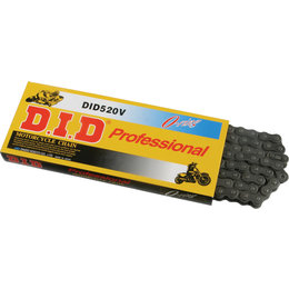 DID Chain Professional 420V O-Ring Chain 100 Links Natural 420V-100L Black