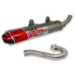 Titanium Muffler/stainless Steel Pipe Big Gun Evo Race Exhaust Complete System Titanium For Honda Trx 450r 04-05