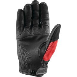 Speed & Strength Womens Backlash Leather Riding Gloves Red