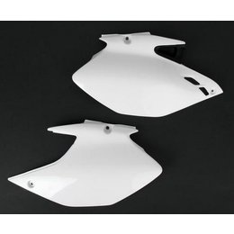 UFO Plastics Side Panels White For Yamaha WR 250F 450F 07-09