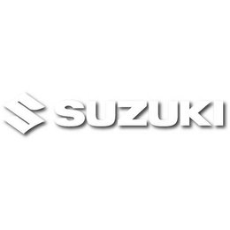 White Factory Effex 3 Ft Die Cut Sticker For Suzuki