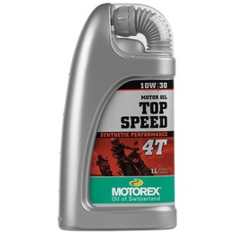 Motorex Top Speed 4T Synthetic Oil For 4-Stroke Engines 10W30 1 Liter