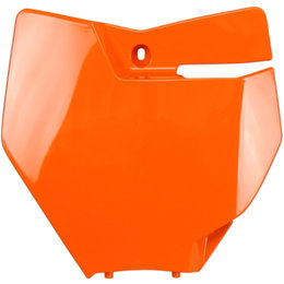 UFO Plastic Front Number Plate For KTM 125/150/250 SX 250/350/450 SXF Orange