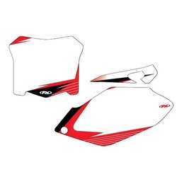 Factory Effex Precut Number Plate White For Honda CRF250R 2006-2007 12-64322