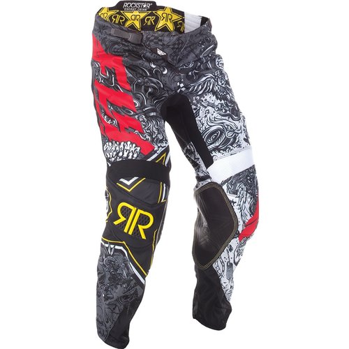 $129.95 Fly Racing Mens Kinetic Rockstar Mesh MX Pants #1061936
