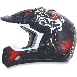 Red Afx Mens Fx-17 Fx17 Danger Helmet