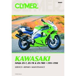 Clymer Repair Manual For Kawasaki ZX-7 ZX-7R ZX-7RR 91-98