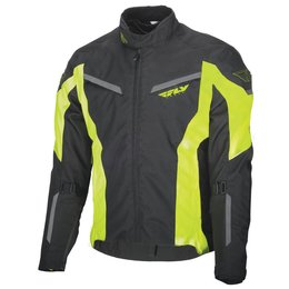 Fly Racing Mens Strata Armored Textile Jacket Yellow