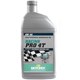 Motorex Racing Pro 4T Full Synthetic Oil For 4-Stroke MX Engine OW40 1 Liter