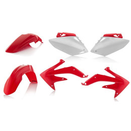 Acerbis Replacement Plastic Kit For Honda CRF450R 2007-2008 Red White 2082050354 Red