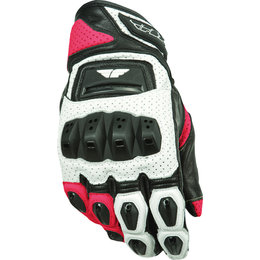 White, Red Fly Racing Mens Fl2-s Perforated Leather Gloves 2015 White Red