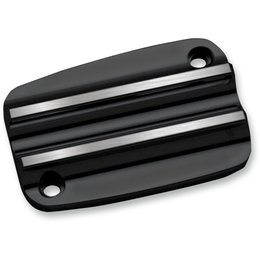 Covingtons Finned Front Master Cylinder Cover Harley Milwaukee 8 Black C1175-B Black