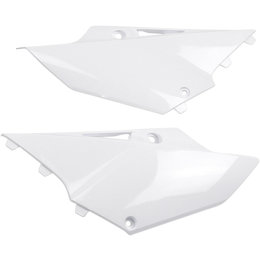 UFO Plastics Side Panels Pair For Yamaha YZ125 YZ250 2015 White YA04842-046 White