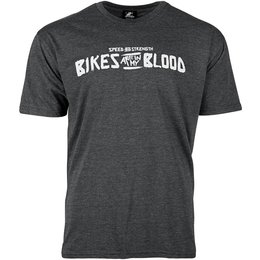 Speed & Strength Mens Bikes Are In My Blood T-Shirt Grey
