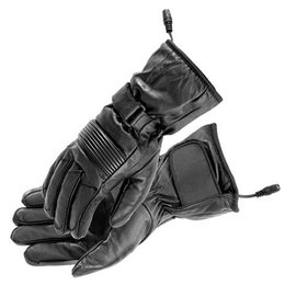 Black Firstgear Heated Rider Motorcycle Gloves