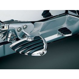 Chrome/black Kuryakyn Iso-wing Pads With Mounting Adapters For Honda Gl1800