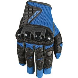Blue, Black Fly Racing Coolpro Force Mesh Gloves Blue Black