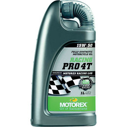 Motorex Racing Pro 4T Full Synthetic Oil For 4-Stroke MX Engine 15W50 1 Liter Unpainted
