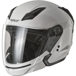 Pearl White Fly Racing Tourist Open Face Helmet 2013