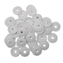 Woody's Round Digger Snowmobile Support Plate 48-Pack White AWA-3815 White