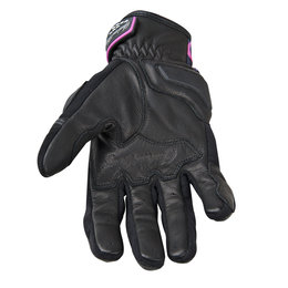 Black, Pink Speed & Strength Womens Cat Out'a Hell Leather Textile Gloves Black Pink