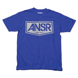 Answer Mens Shield Graphic T-Shirt Blue
