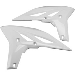 UFO Plastics Radiator Covers Shrouds Pair For Yamaha White YA04828-046 White