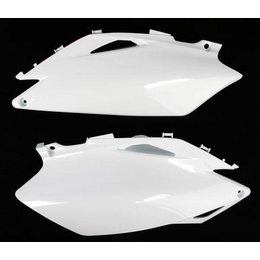 UFO Plastics Side Panels White For Honda CRF 450R 09