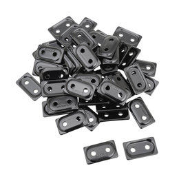 Woody's Double Digger Snowmobile Track Support Plates 48-Pack Black ADD2-3810-B Black