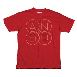 Answer Mens Orbit Graphic T-Shirt Red