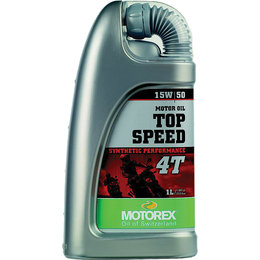 Motorex Top Speed 4T Synthetic Oil For 4-Stroke Engines 15W50 1 Liter 109327 Unpainted