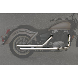 MAC 2:2 2-1/4 In Slash Back Drag Dual Exhaust Chr For Hon Shadow 750 ACE/Deluxe