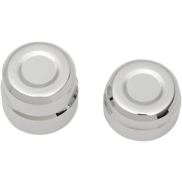 Drag Specialties Hotop Designs 1-1/4 Axle Nut Covers For Harley Chrome 0214-0832