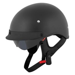 Speed & Strength SS410 Solid Speed Half Helmet Black