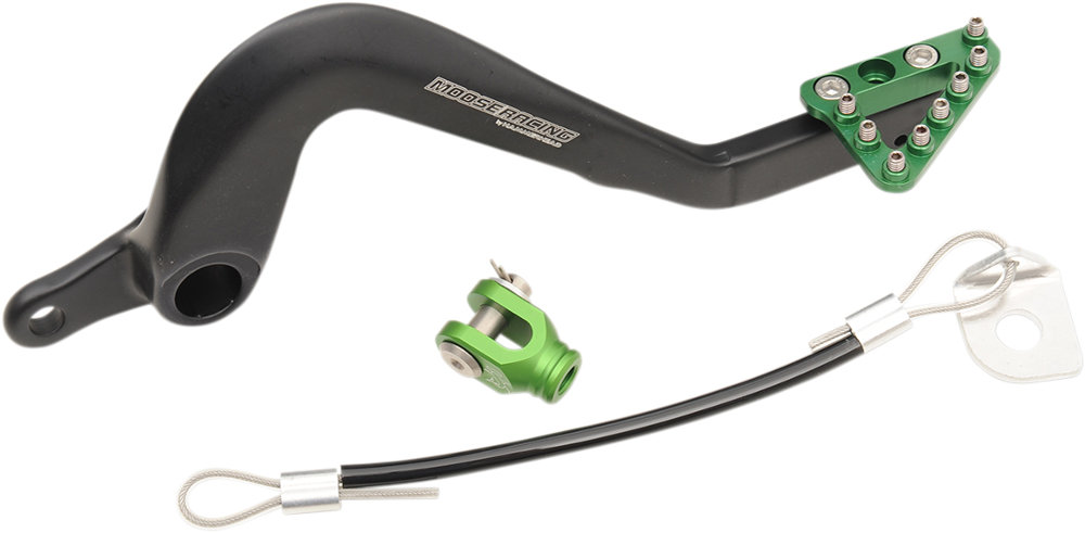 Apico Elite Green Forged Brake & Clutch Lever Set For Kawasaki KX65, KX85, KX100 (2001-2025)