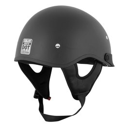 Speed & Strength SS410 Solid Speed Half Helmet Black