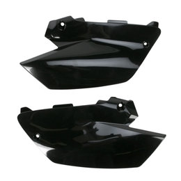 UFO Plastics Restyled Side Panels Pair For Yamaha Black YA04835-001