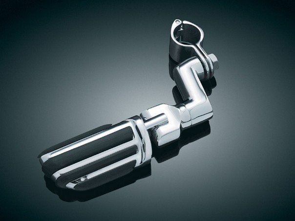 Kuryakyn Pedane Offset Per Moto Con Morsetto Rapido Magnum Da 1 1/4" | Regolabili 360° Per Tubi Tondi