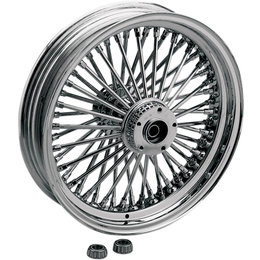 Drag Specialties 21x2.15 Fat Daddy Radially Laced Front Wheel Harley 0203-0255 Metallic
