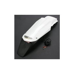 UFO Plastics Enduro Rear Fender White For Husqvarna 125-610 05-07