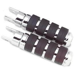 Chrome Bikers Choice Anti-vibration Pegs Aftermarket Style For Harley