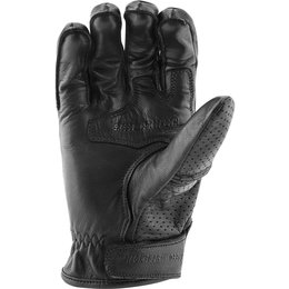 Speed & Strength Mens Straight Savage Leather Gloves Black