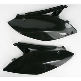 UFO Plastics Side Panels Black For Kawasaki KX 250F 450F 09