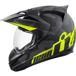 Icon Variant Deployed Dual Sport Helmet With Anti-Lift Visor Black